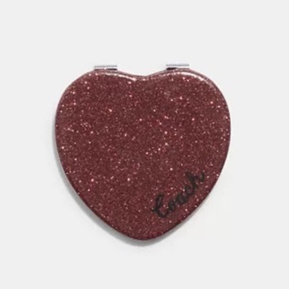 Coach Glitter Heart Compact